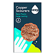 Seep Recyclable Copper Scourers - 2-pack
