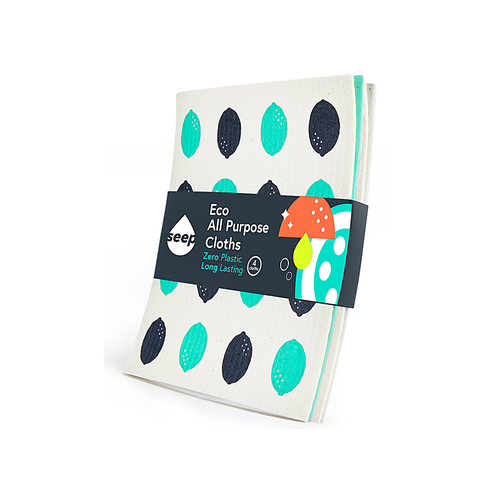 Seep Sponge Cloths - 4 pack