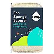 Seep Single Compostable Sponge with Loofah Scourer