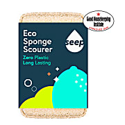 Seep Single Compostable Sponge with Loofah Scourer