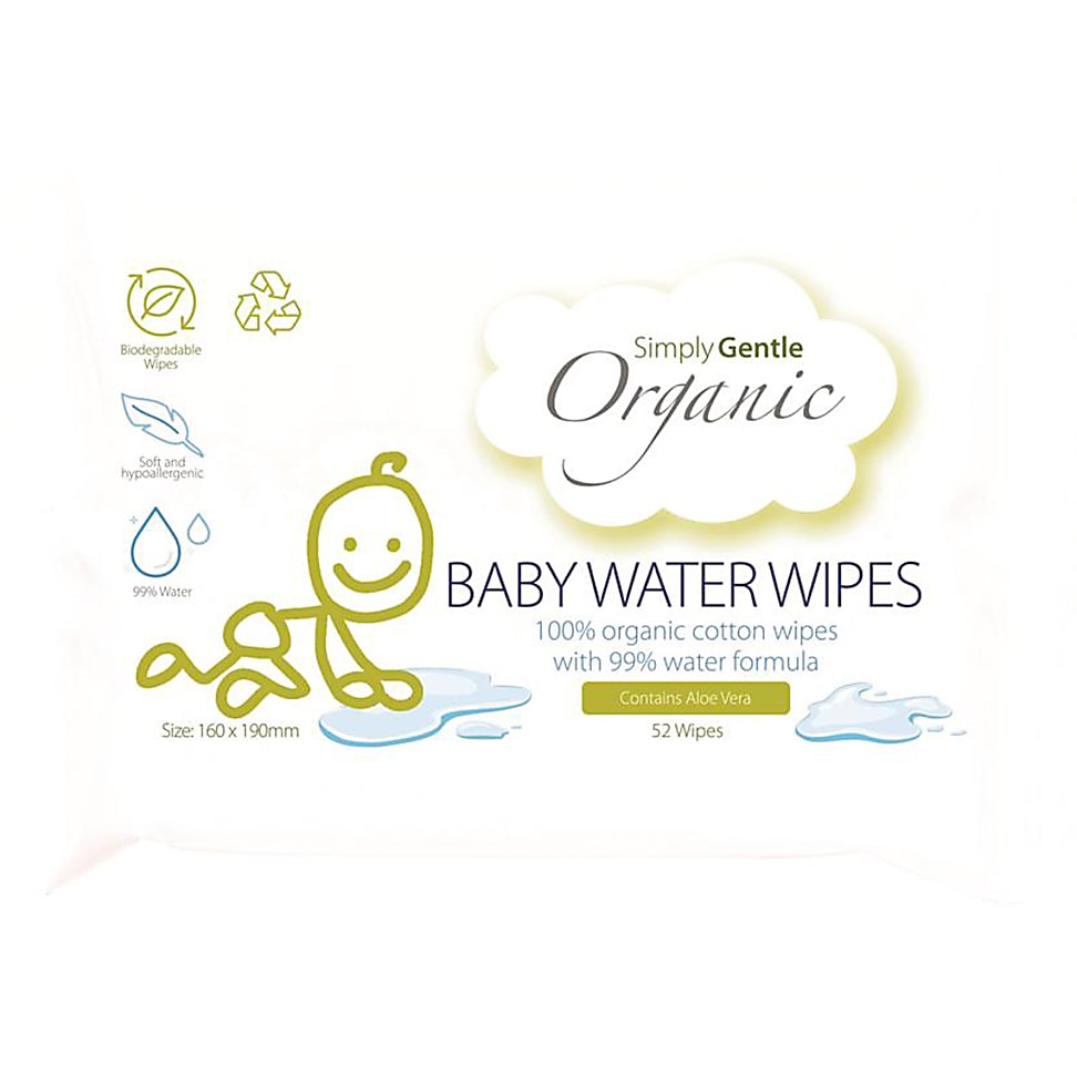 Simply Gentle Organic Baby Water Wipes