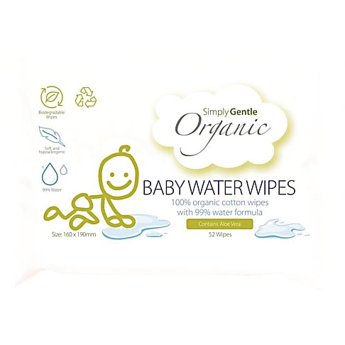 Simply Gentle Organic Baby Water Wipes