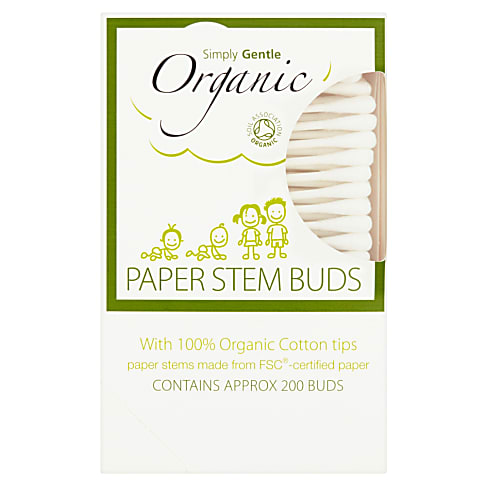Simply Gentle Organic Cotton Paper Stem Buds