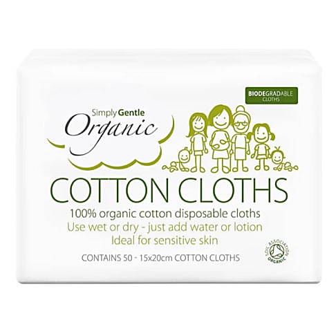 Simply Gentle Organic Dry Cotton Cloths