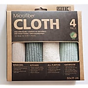 Smart Microfibre Cloths - 4 Pack (Mustard - Red Brown)