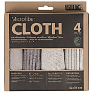 Smart Microfibre Cloths -  4 Pack (Grey-Beige)