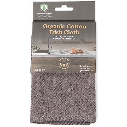 Smart Organic Cotton Dish Cloth - Black