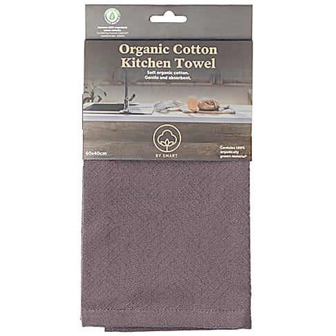 Smart Organic Cotton Dish Towel  - Black