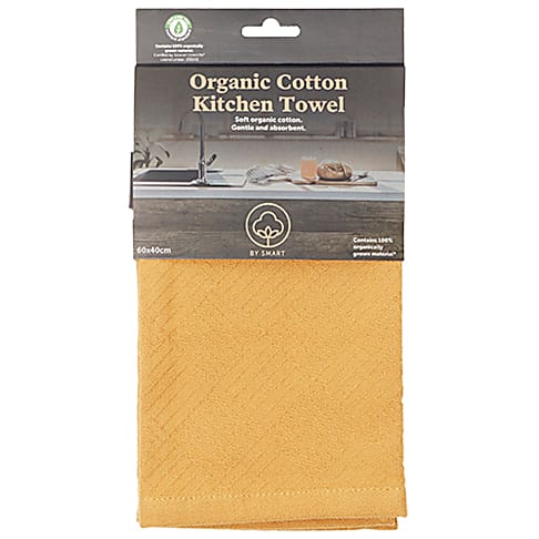 Smart Organic Cotton Dish Towel  - Mustard
