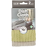 Smart Microfibre Dish Cloth - Grey/Light green (2-pack)