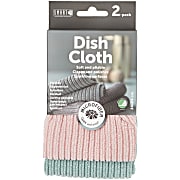 Smart Microfibre Dish Cloth - Pink/Turquoise (2-pack)