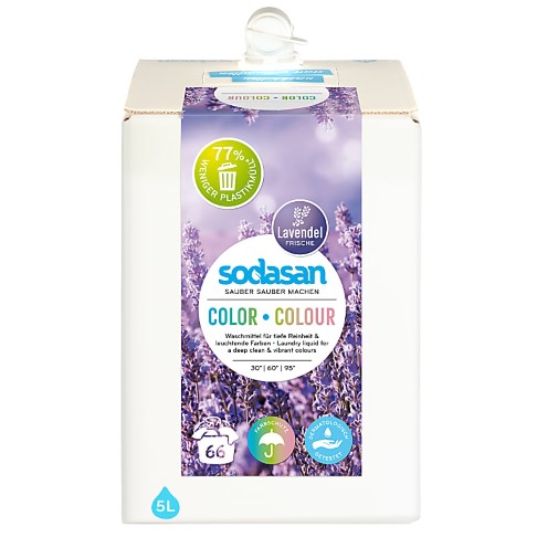 Sodasan Colour Laundry Liquid - Lavender 5L