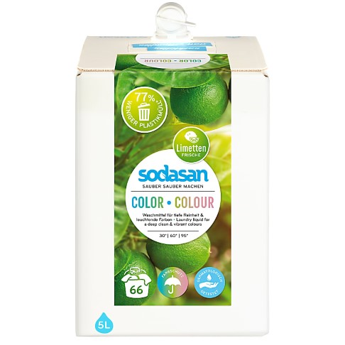 Sodasan Colour Laundry Liquid - Lime 5L
