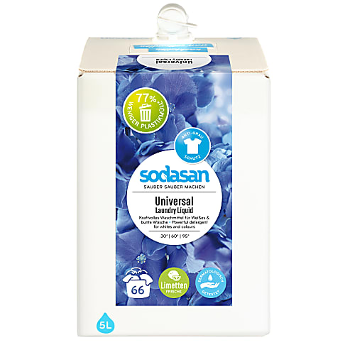 Sodasan Universal Laundry Liquid - Lime 5L