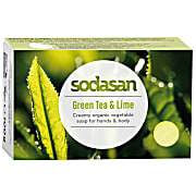 Sodasan Soap Bar Green - Tea & Lime 100g