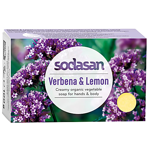 Sodasan Soap Bar - Verbena & Lemon 100g