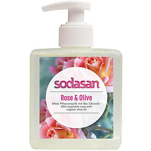 Sodasan Liquid Soap - Rose & Olive 300ml
