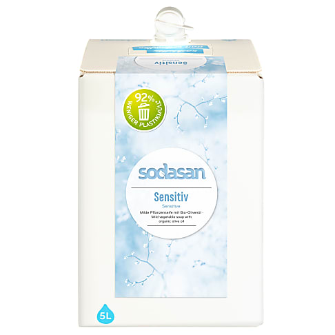 Sodasan Liquid Soap - Sensitive Refill 5L