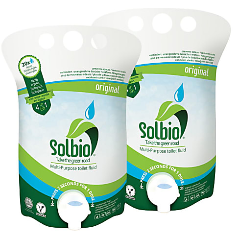 Solbio Organic Toilet Fluid for Mobile Toilets 2 x 800ml