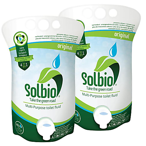 Solbio Organic Toilet Fluid for Mobile Toilets 2 x 1600ml