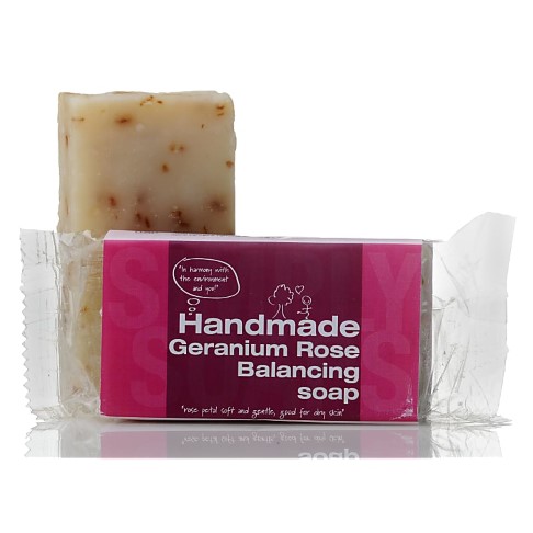Simply Soaps Geranium & Rose Petal Natural Soap