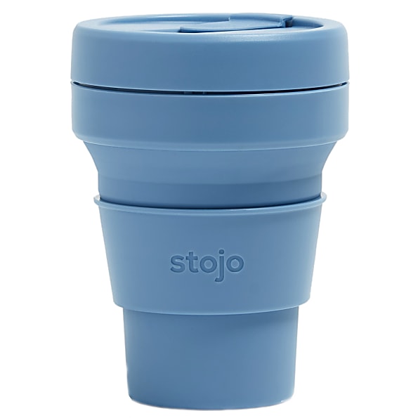 Stojo Collapsible Pocket Cup 355ml - Steel Blue