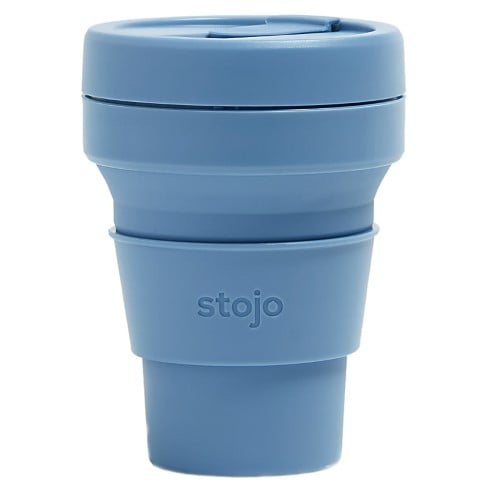 Stojo Collapsible Pocket Cup 355ml - Steel Blue