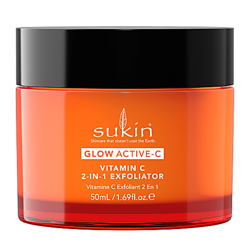 Sukin Glow Active-C Vitamin C 2-In-1 Exfoliator