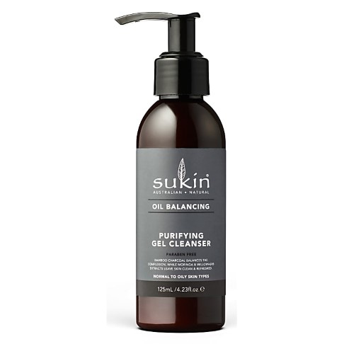 Sukin Oil Balancing + Charcoal Balancing Gel Cleanser