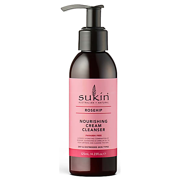 Photos - Facial / Body Cleansing Product Sukin Rosehip Enriching Nourishing Cream Cleanser SUKROSENOURISH 