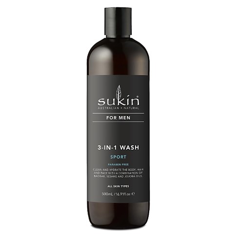 Sukin 3-In-1 Body Wash for Men -  Sport