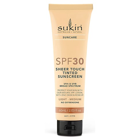 Sukin SPF30 Sheer Touch Tinted Sunscreen - Light-Medium