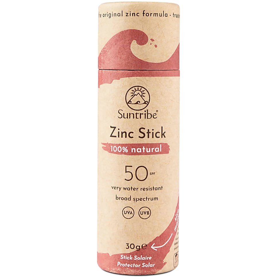 Photos - Sun Skin Care Suntribe All Natural Sport Zinc Stick SPF 30 - Retro Red SUNTRIBREDPF