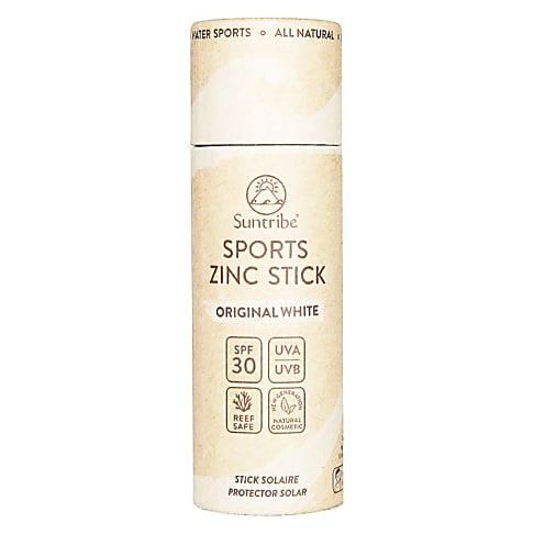 Suntribe All Natural Sport Zinc Stick SPF 30 - Original White