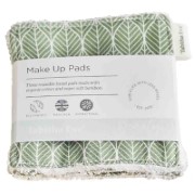 Tabitha Eve Reusable Bamboo & Cotton Make Up Pads - Pack of 3 Geo Leaf