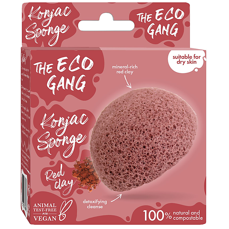 The Eco Gang Konjac Sponge - Red Clay