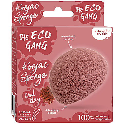 The Eco Gang Konjac Sponge - Red Clay