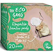 The Eco Gang Reusable Bamboo Pads - 20 pack