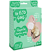 The Eco Gang Reusable Bamboo Pads - 8 pack