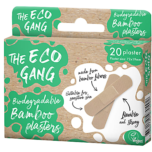 The Eco Gang Bamboo Plasters - 20 pack