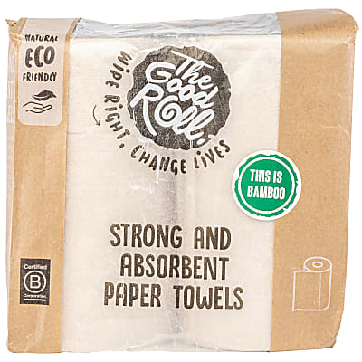 The Good Roll Bamboo Wrapless Kitchen Towels (2 rolls)