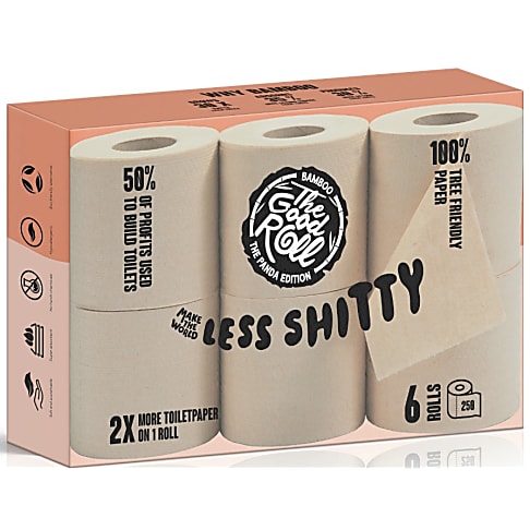 The Good Roll Toilet Paper Naked Panda Edition - 6 rolls
