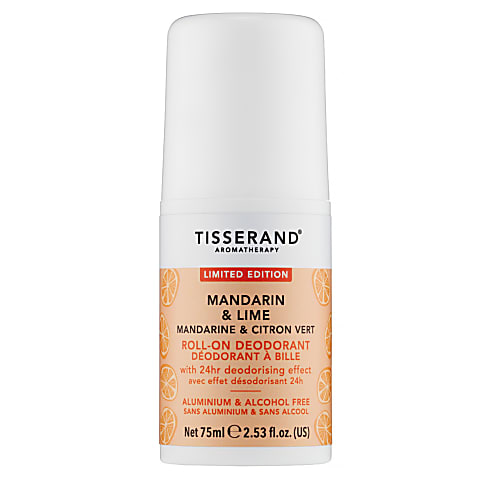 Tisserand Mandarin & Lime Roll-On Deodorant - Limited Edition