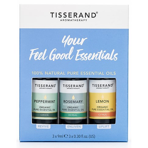 Tisserand Your Feel Good Essentials (Lemon, Rosemary, Peppermint)