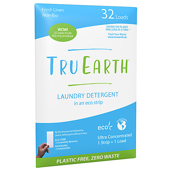 Tru Earth Laundry EcoStrips Fresh Linen (32 washes)