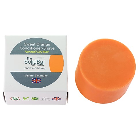 The Solid Bar Company Essential Orange Shampoo - Normal/Oily - Large