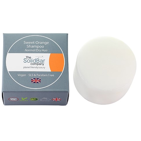 The Solid Bar Company Luxury Sweet Orange Shampoo - normal/dry - large