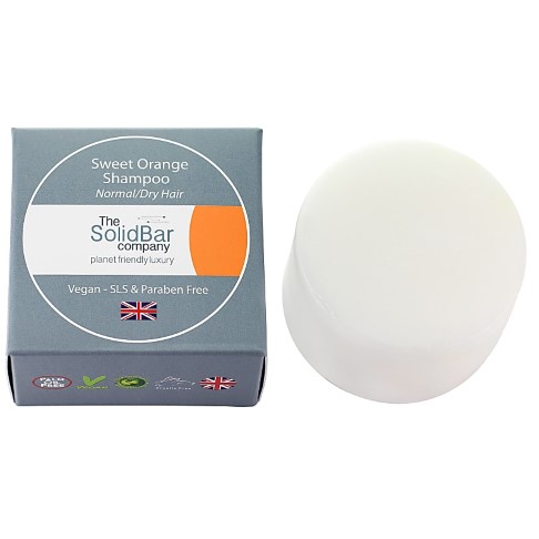 The Solid Bar Company Luxury Sweet Orange Shampoo - normal/dry - small