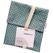 Tabitha Eve Snack Bag - Teal Dot