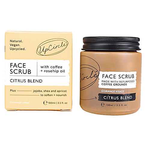 UpCircle Face Scrub Citrus Blend with Coffee & Rosehip Oil